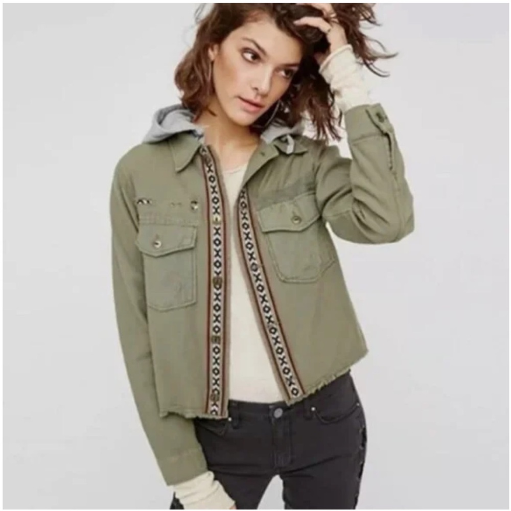 Free People Weekend Warrior Cropped Jacket